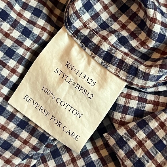 Sons of New York Fortune Long sleeve button down, size medium - Picture 7 of 7